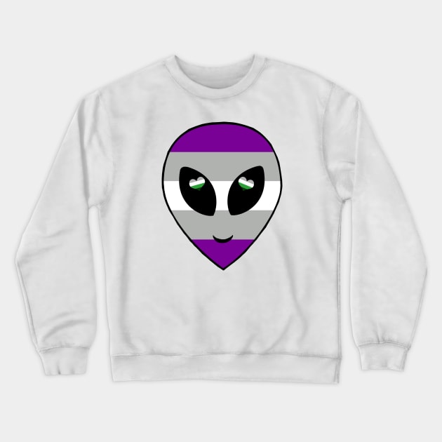 Aro Grey Ace Crewneck Sweatshirt by Silentrebel